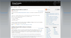 Desktop Screenshot of erlangexamples.com